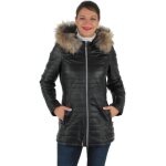 Doudoune oakwood poppy en cuir ref 38126 noir Doudoune oakwood poppy en cuir ref 38126 noir