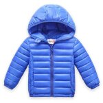 Doudoune polaire enfant - ecelen - veste polaire hiver 3 - 12 ans - bleu - vinylon polyester coton