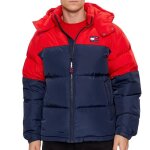 Doudoune rouge / marine homme tommy hilfiger alaska