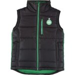 Doudoune sans manche - asse - rouge et noir - polyester - adulte - mixte