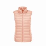 Doudoune sans manches femme - ecelen - lgre  col montant - garnie de duvet de canard blanc