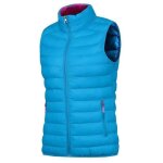Doudoune sans manches femme funmoon - hiver rembourré gilet zippe - couleur bleu Doudoune sans manches femme funmoon - hiver rembourré gilet zippe - couleur bleu