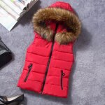 Doudoune sans manches homme à capuche slim sport - funmoon - rouge - 100% polyester - fermeture éclair ... Doudoune sans manches homme à capuche slim sport - funmoon - rouge - 100% polyester - fermeture éclair ...
