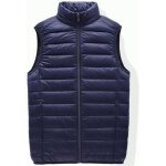 Doudoune sans manche homme - insfity - bleu marine - col montant - casual