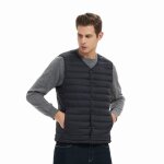 Doudoune sans manches homme - ecelen - noir - nylon et polyester - fermeture éclair - adulte Doudoune sans manches homme - ecelen - noir - nylon et polyester - fermeture éclair - adulte