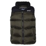 Doudoune sans manche - schott n. y. c. - utahvb - vert kaki - 100% nylon - enfant