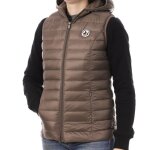 Doudoune sans manche taupe femme jott mali noos