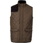 Doudoune sans manches zippée kariban matelassé - homme - vert bouteille / noir Doudoune sans manches zippée kariban matelassé - homme - vert bouteille / noir