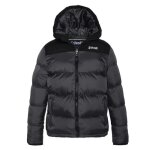 Doudoune enfant schott utah2b - anthracite - capuche fixe - fermeture zippe