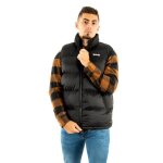 Doudoune - schott - utahv - noir - homme - 100% polyester - fermeture clair