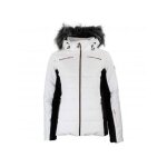 Doudoune de ski femme peak mountain asalpi - blanc / noir - xl - impermable et respirante