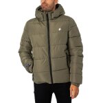 Doudoune de sport  capuche - superdry - homme - vert olive - sports dhiver - ski