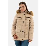 Doudoune sun valley yazoo 1005 sable - femme - beige - polyester - fermeture clair