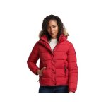 Doudoune superdry femme classic winter rouge synth�tique