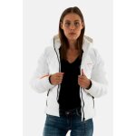 Doudoune superdry hooded microfibre padded 01c optic - blanc - femme - marque superdry - fermeture clair ...