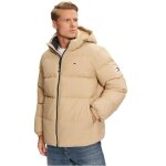 Doudoune - tommy jeans - homme - beige - rembourrage naturel - 100% polyester recycl
