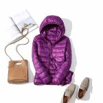 Doudoune ultralgre en duvet de canard blanc pour femme - ecelen - slim - automne - hiver 2022