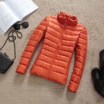 Doudoune ultralgre en duvet de canard blanc pour femme - ecelen - slim - coupe - vent - automne - hiver ...