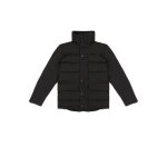 Doudoune - wrangler - bodyguard - noir - veste polaire - capuche amovible