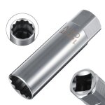 Douille pour clés à bougies 14mm 3 / 8 pour bmw mercedes toyota peugeot - neüfu - prise de bougie - acier ... Douille pour clés à bougies 14mm 3 / 8 pour bmw mercedes toyota peugeot - neüfu - prise de bougie - acier ...
