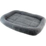 Doux en peluche pet chien chiot chat lit automne hiver maison nid taille (gris) corbeille - panier - ...