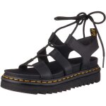 Sandales - dr. martens - nartilla - noir - cuir - basse hauteur