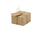 Contenant drages - partydeco - kraft naturel - kit de 10 - 6 cm - dcoration de fte