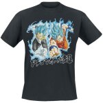 Dragon ball super - goku & vegeta homme t - shirt manches courtes noir Dragon ball super - goku & vegeta homme t - shirt manches courtes noir