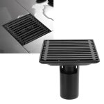 Drain de douche - mxzzand - modèle carré 10x10cm - acier inoxydable - antirouille - grille amovible Drain de douche - mxzzand - modèle carré 10x10cm - acier inoxydable - antirouille - grille amovible