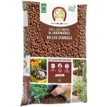 Drainage - or brun - billes dargile - uab - sac de 6l