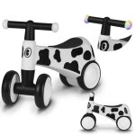 Draisienne  4 roues eva - lionelo sammy - vlo enfant - lumires colores - 1 - 3 ans (jusqu 30 kg) ...