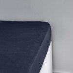 Drap housse uni essential - today - bleu marine 90x190 cm