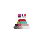 Drap housse - 80x190 cm - 100% coton - 57 fils - france - blanc