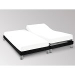 Drap housse blanc pour lit articul jersey extensible 2x90x200 - blanc - terre de nuit