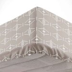 Drap housse en coton aristide 90x190cm naturel