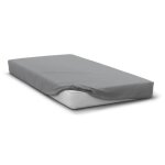 Drap housse - home linge passion - hp71761 - 90 x 190 cm + 30 cm bonnet - microfibre - 82 g - gris clair ...
