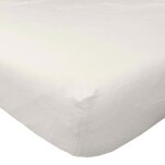 Drap - housse - homescapes - 140 x 190 cm - flanelle 100% coton - 180 g / m� - bonnet 22 cm