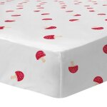 Drap housse enfant imprimé 100% coton - wee blue bell faune&flore / jardin secret - blanc - 90x190cm Drap housse enfant imprimé 100% coton - wee blue bell faune&flore / jardin secret - blanc - 90x190cm