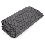 Drap housse imprimé 80x200 cm percale de coton asia gris anthracite bonnet 40 cm Drap housse imprimé 80x200 cm percale de coton asia gris anthracite bonnet 40 cm