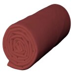 Drap housse jersey terre de sienne bonnet 40 cm 180x190 / 200 - rouge terracotta - terre de nuit