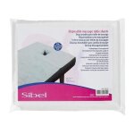 Draps housses jetables non tisss - sibel - 200 x 80 cm - blanc - synthtique - uni