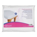Draps housses jetables waterproof - sibel - 193 x 91 x 15 cm - blanc - synthtique - chambre - uni
