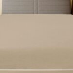 Drap - housse - mothinessto - jersey - 90x200 cm - 100% coton - couleur taupe