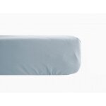 Drap housse percale pur coton peign� longues fibres 80 fils / cm� avec bonnet de 35 cm vent du sud - ...