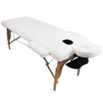 Kit complet de housses pour table de massage - ponge - blanc - vivezen