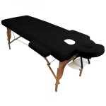 Kit complet de housses pour table de massage - Éponge - noir - vivezen Kit complet de housses pour table de massage - Éponge - noir - vivezen