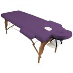 Kit complet de housses pour table de massage - Éponge - violet - vivezen Kit complet de housses pour table de massage - Éponge - violet - vivezen