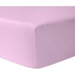 Drap housse rose pale 140x190 + prot�ge matelas imperm�able 140x190 - homerokk