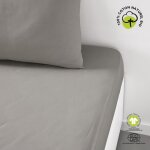 Drap housse - today - 180 x 200 cm + 30 cm - coton - organic dune
