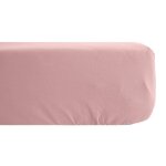 Drap housse uni 160x200 cm 100% percale de coton manoir rose bonnet 40 Drap housse uni 160x200 cm 100% percale de coton manoir rose bonnet 40